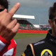 Illustration for article titled Heres Fernando Alonso Flipping Off Teammate Felipe Massa